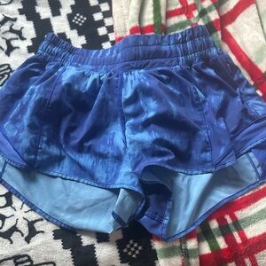 Women's Blue Athletic Shorts
